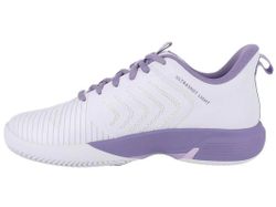 Женские теннисные кроссовки K-Swiss Ultrashot Light Clay - white/purple haze/neon lavender