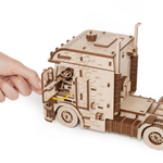 Грузовик Тягач Король дорог от EWA - Деревянный конструктор, сборная механическая модель, 3D пазл