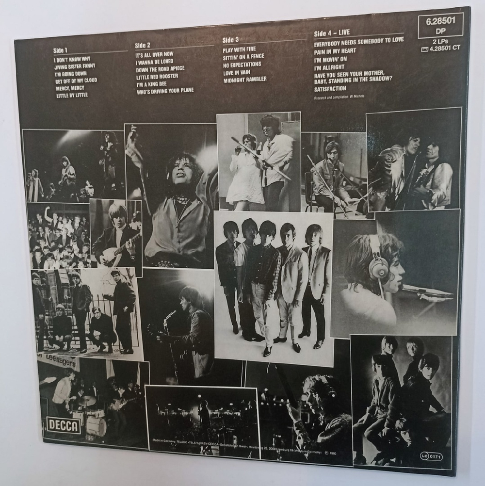 Винтажная виниловая пластинка The Rolling Stones The Legends Of Rock 2LP (Germany 1980)
