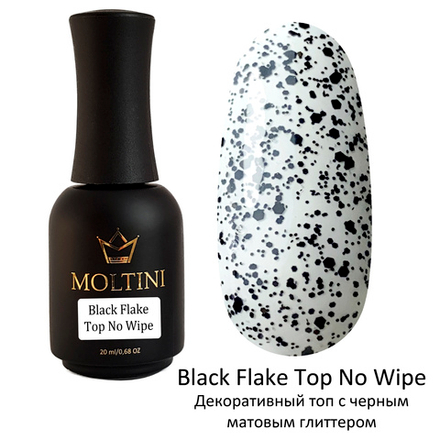 Топ Moltini Top Black Flake No Wipe, 20 ml