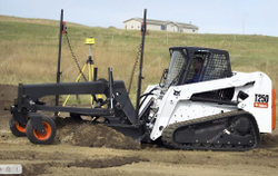 Грейдер на минипогрузчик на Телескопический мини-погрузчик New Holland