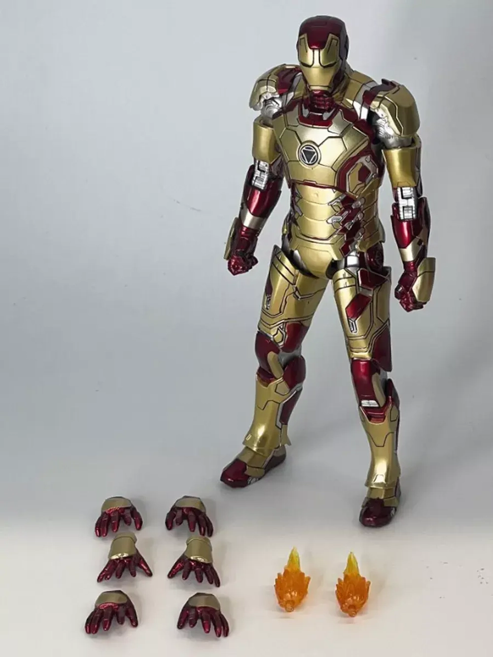Фигурка Железный человек Марвел ZD Toys 1907-42 Mark 42 свет