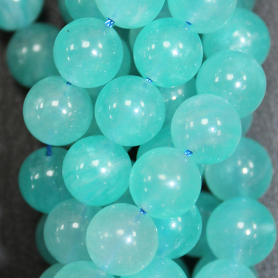 Амазонит АА прозрачный бусины 6мм 8мм