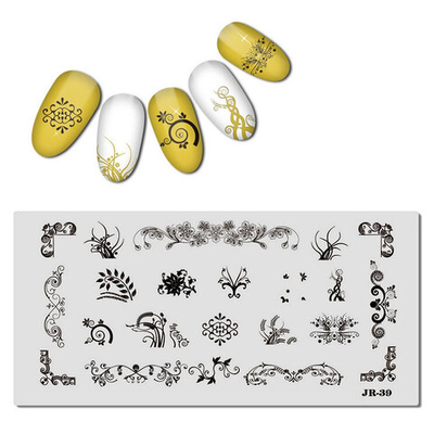 Пластина для стемпинга JR039*