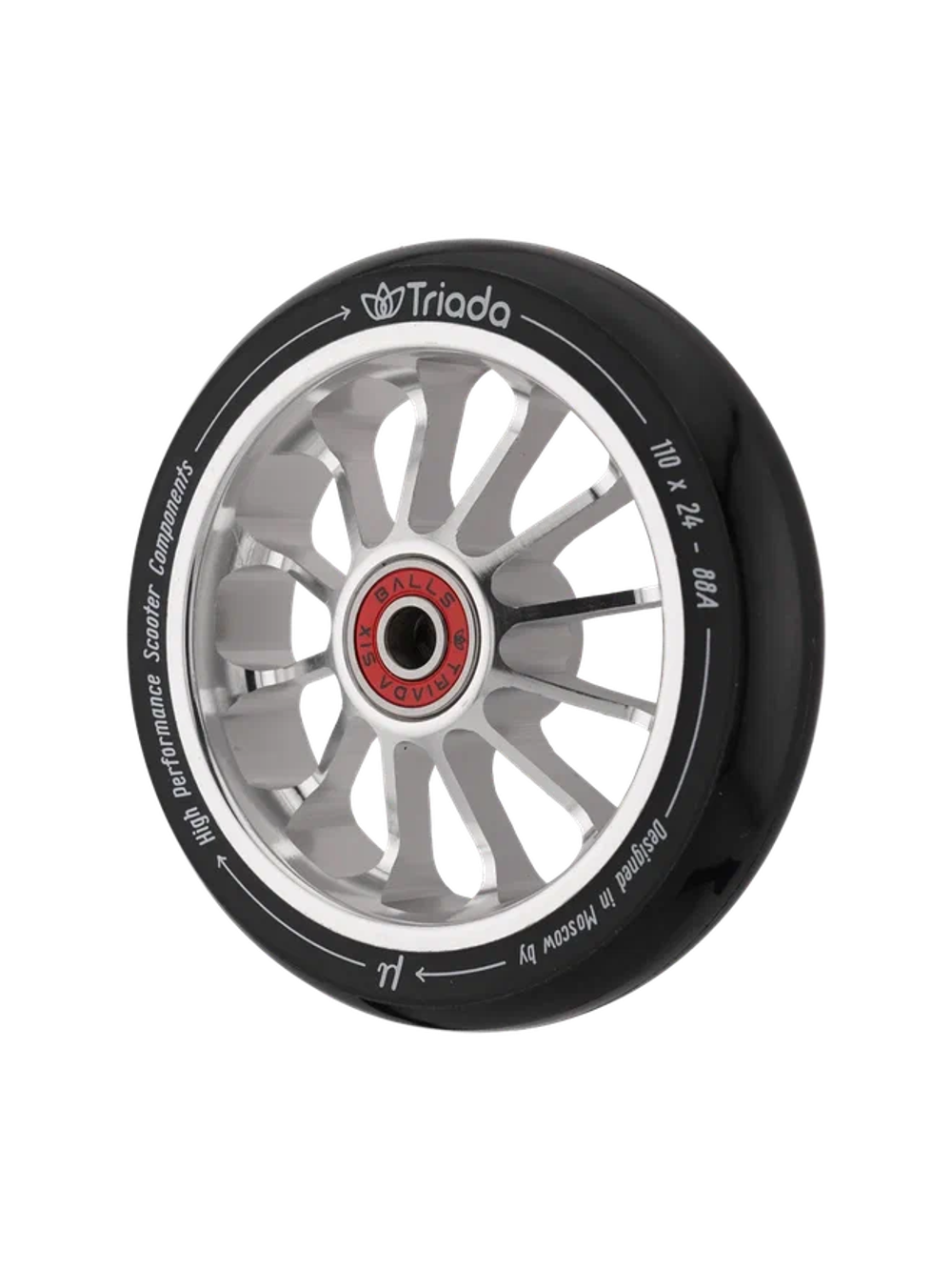 Колеса для трюкового самоката Triada Asymetric silver