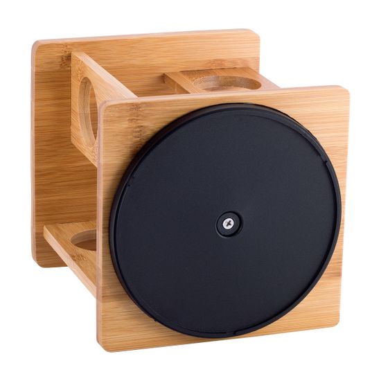 Набор ёмкостей для специй 8 шт. Kamille КМ-7039 на квадратной бамбуковой подставке