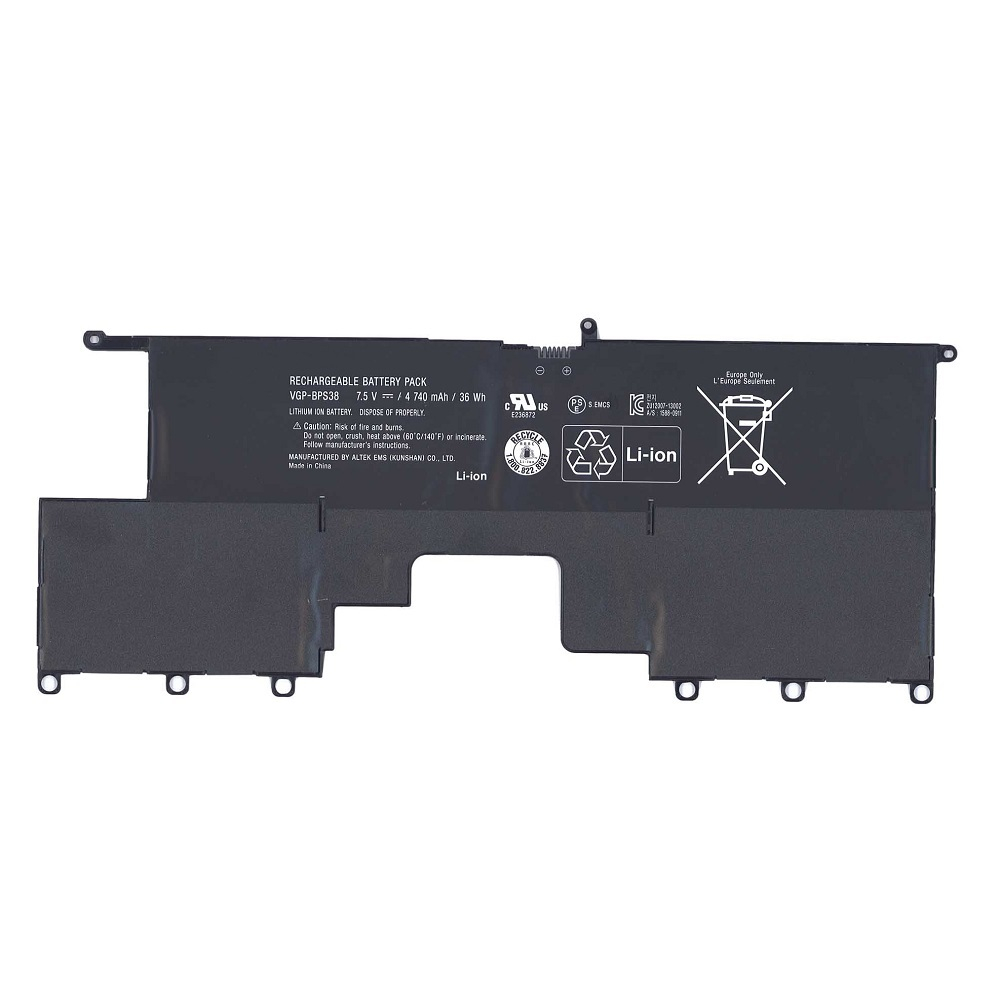 Аккумуляторная батарея для ноутбука Sony Vaio SVP13 (VGP-BPS38) 7.5V 36Wh