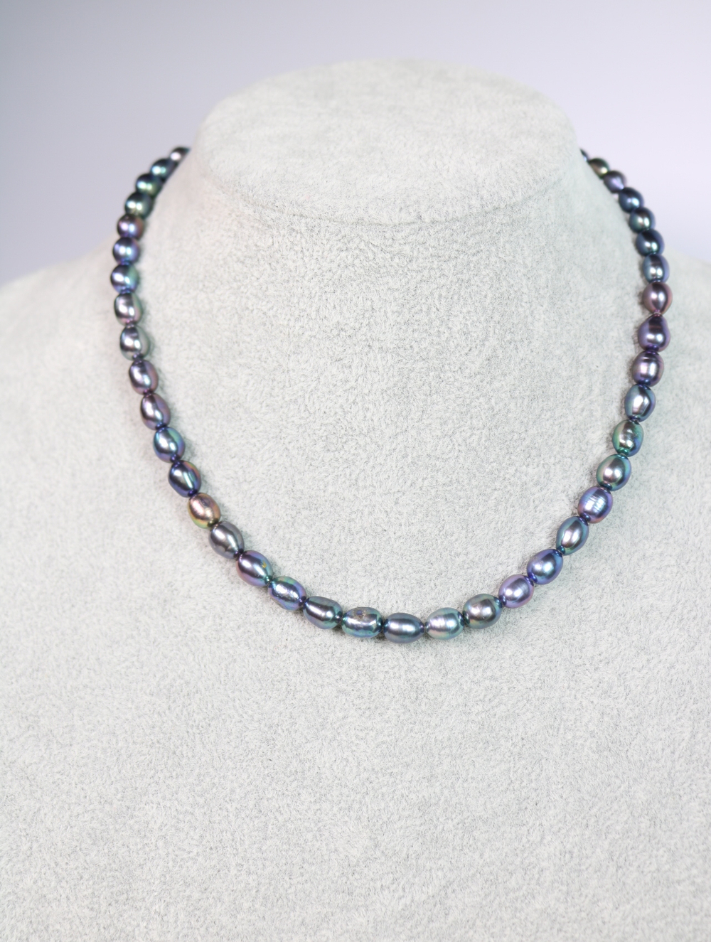 Чокер из черного жемчуга "Морская полночь"