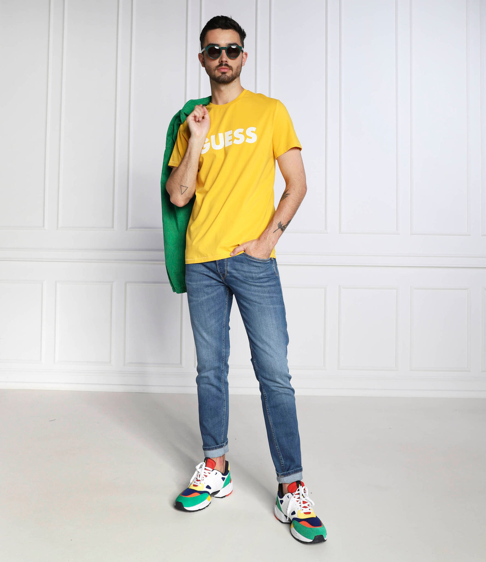 футболка labyrinth GUESS - желтый(M2YI42 J1311)