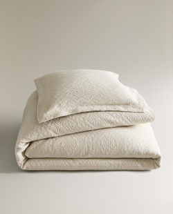 Zara Home покрывало из хлопка, бежевый · 1162/006