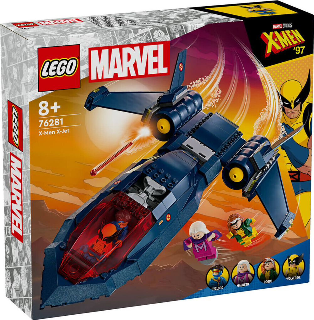 Конструктор LEGO Marvel 76281 Истребитель X-Jet Людей Икс