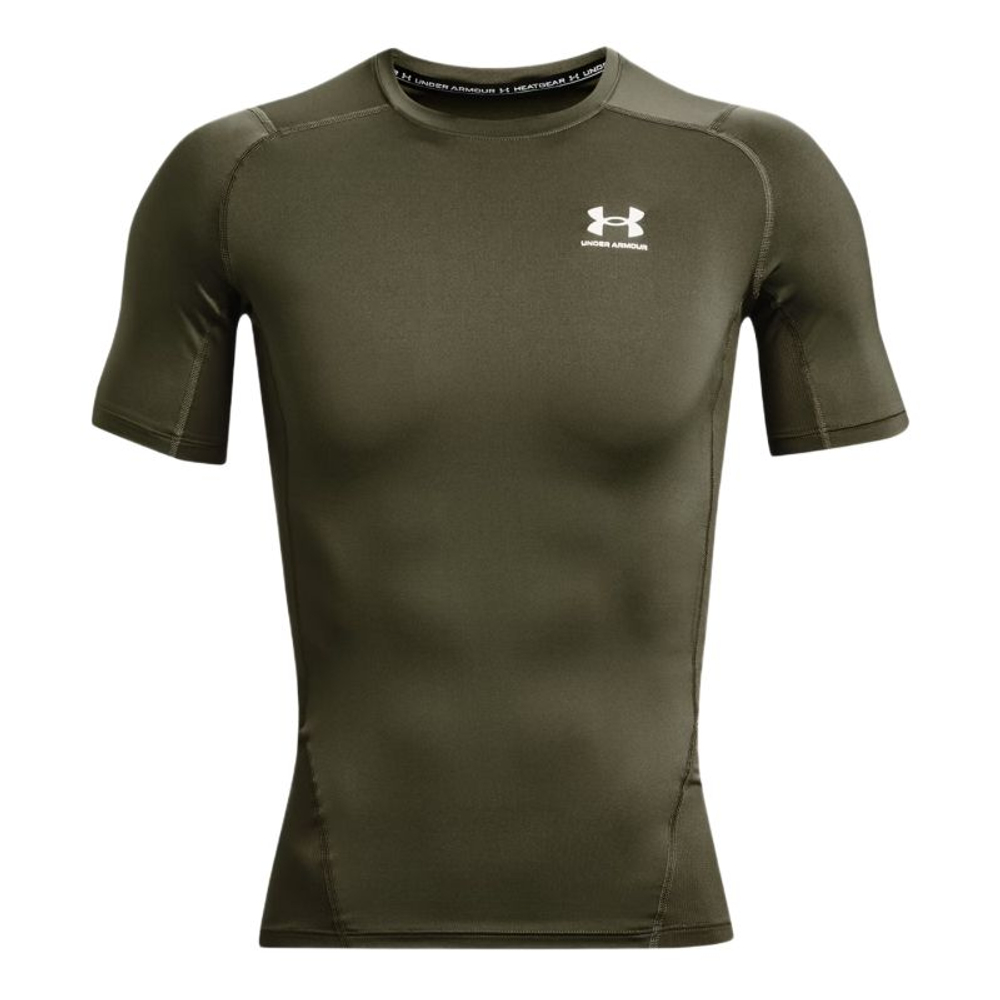 Теннисная футболка Under Armour HeatGear Short Sleeve - marine green/white