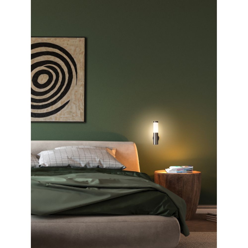 WL17 Подсветка ЭРА Декоративная подсветка E27 MAX40W IP44 хром/белый