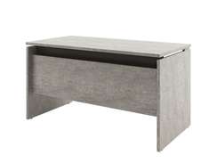 Стол прямой 1400х700х750 D-14 Бетон Чефалу светлый/Трюфель