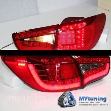 Задние фонари RED Q5 STYLE LED для Kia Sportage 3(III)