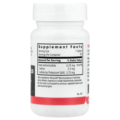 Optimox, Iodoral® IOD 6,25, 90 делимых таблеток