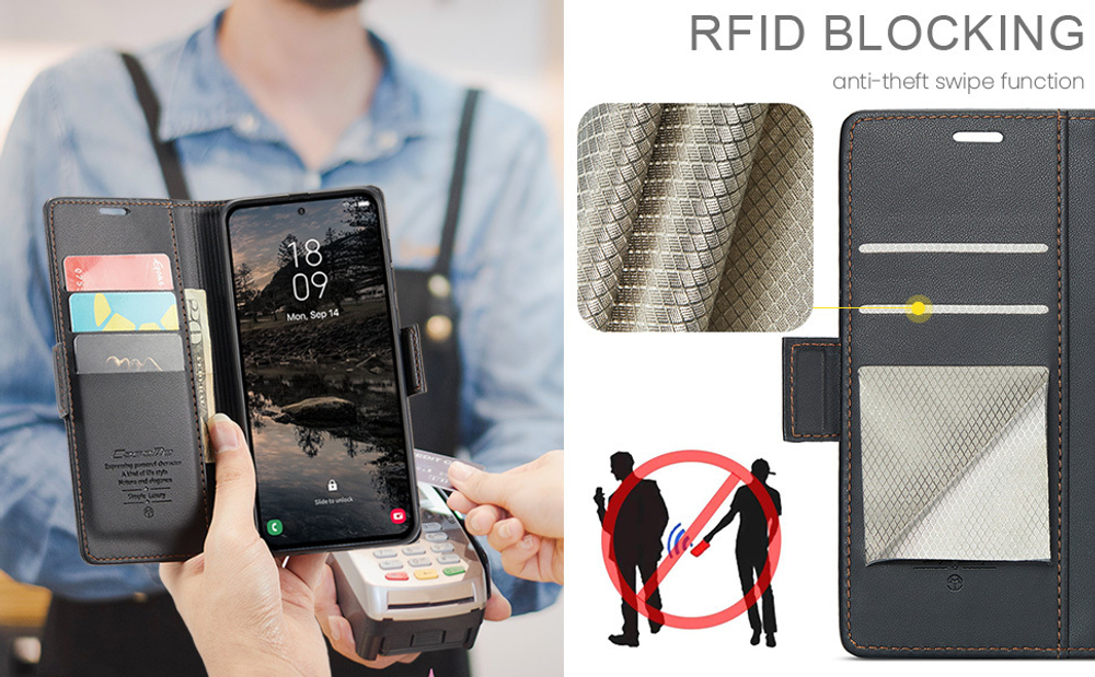 Чехол-книжка CaseMe Smooth Samsung Galaxy S25+