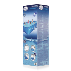 Каркасный прямоугольный бассейн Bestway 400х211х81 см (56405 BW)