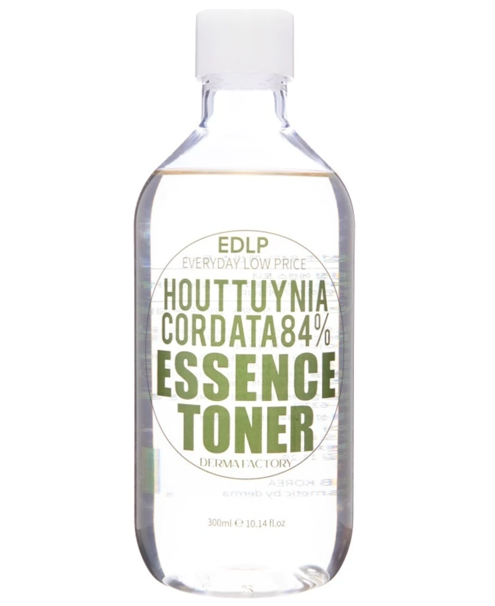 Derma Factory Эссенция-тонер для лица с экстрактом цветка хауттюйнии Houttuynia Cordata 84% Essence Toner