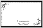 Схема бювара 2-а элемента La Fler. Вариант 2.