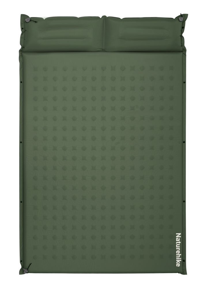 Коврик надувной двойной Naturehike D series, хаки (CNK2550WS025)