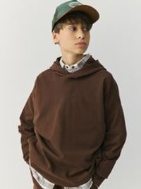 Худи оверсайз облегченное "Шоколад"  7+