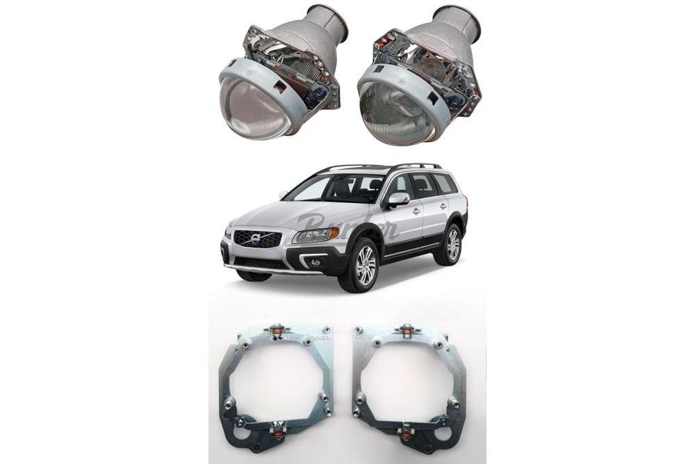 Готовый комплект для замены штатных линз Volvo XC70 II 2007-2016 ZKW AFS