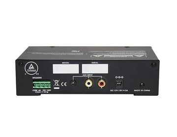 SHOW PA-20HM - компактный усилитель мощности, 20 Вт, класс D, 70/100В, MP3 плеер, сирена