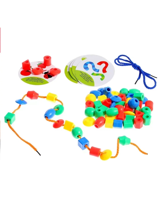 Шнуровка с карточками 60 шт