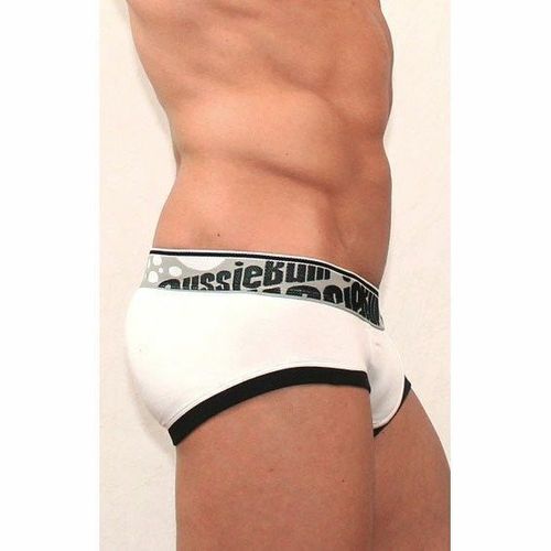 Мужские трусы брифы Aussiebum Flaunt Brief Black &amp; White AB00157