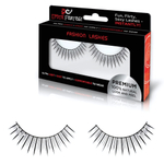 Накладные черные ресницы с прозрачными кристаллами Diamond Kiss (Цвет: черный)