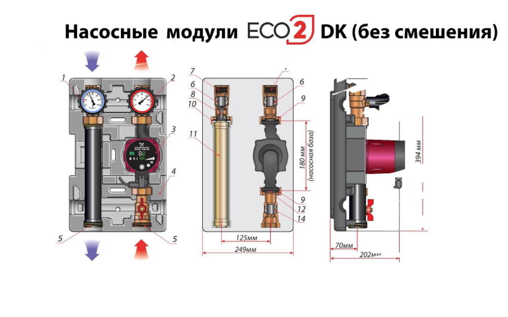 Насосные модули DK DN 25 Huch EnTEC (Хух ЭнТЕК)