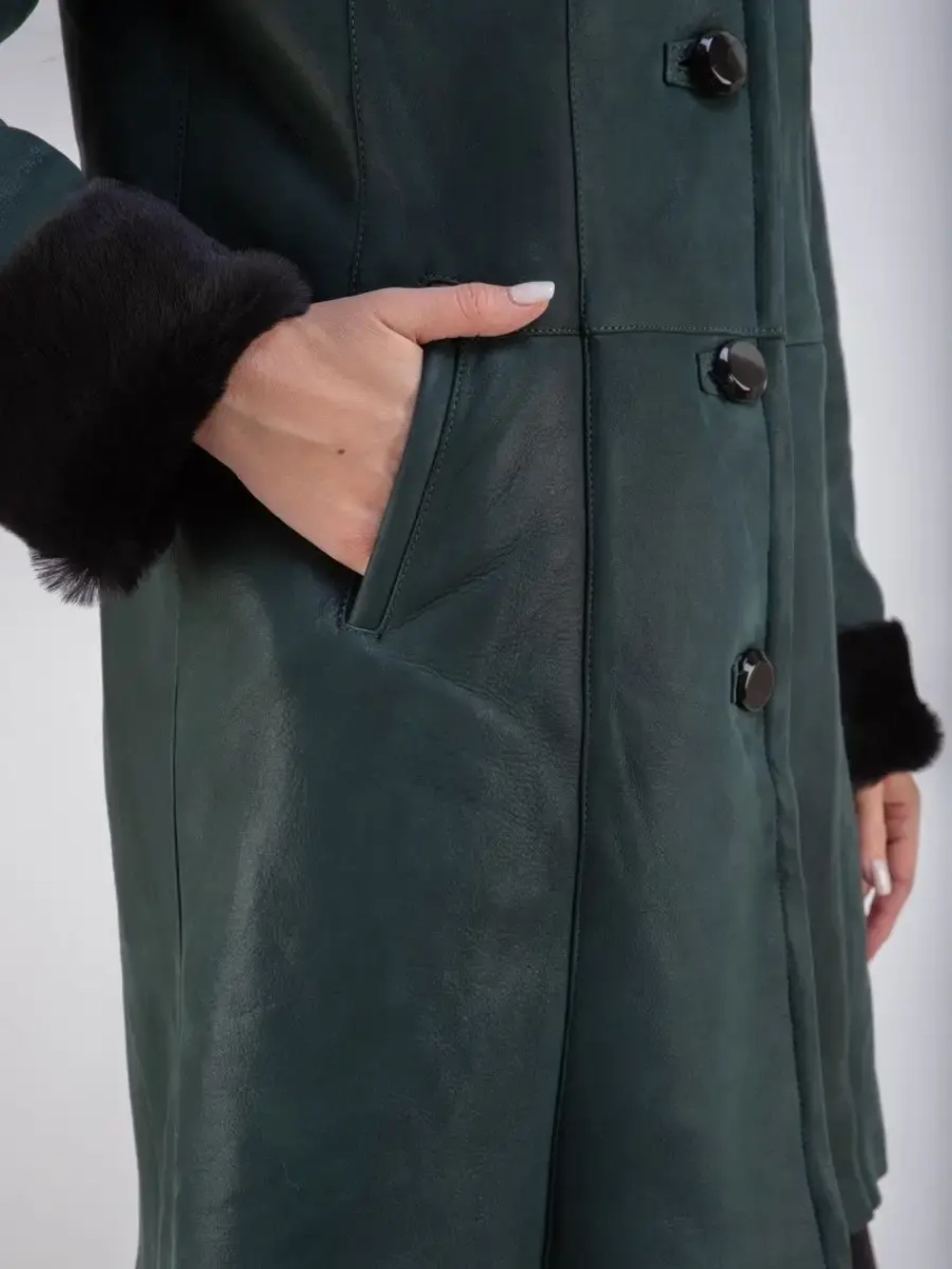 Дубленка натуральная длинная Турция