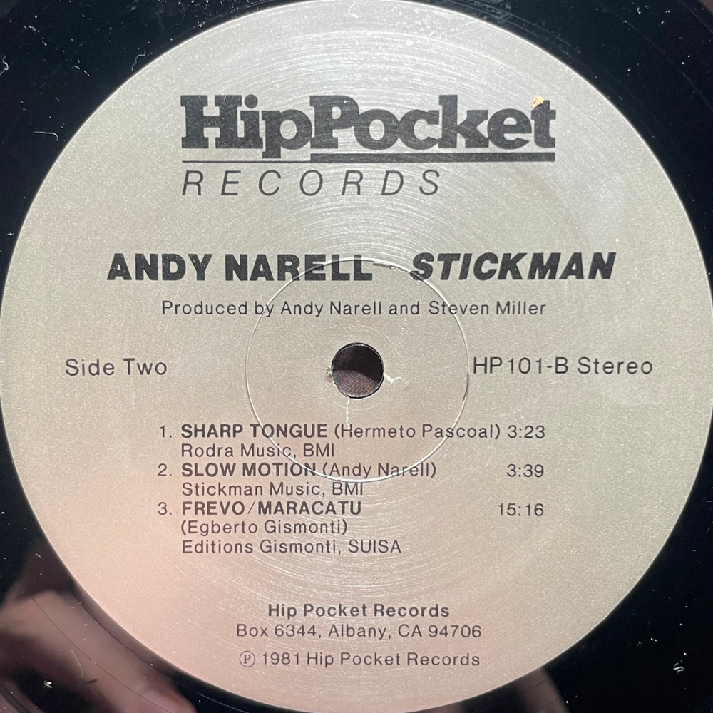 Andy Narell ‎– Stickman (США 1981г.)