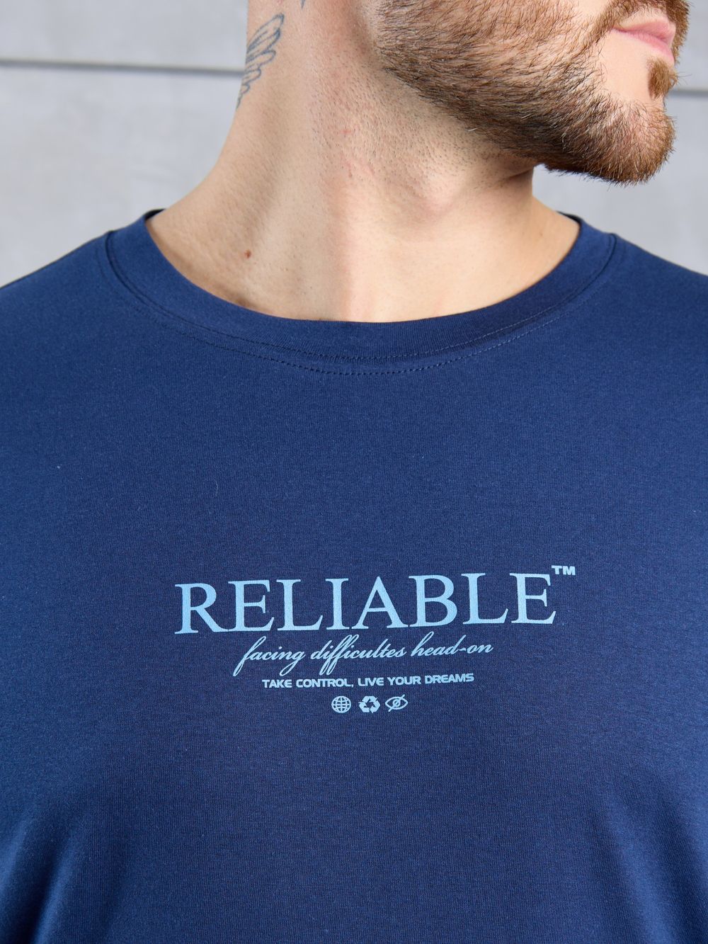 Фуфайка (футболка) мужская Джек-2 Виотекс ТЁМНО-СИНИЙ