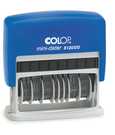 Датер Colop S120/DD с двумя датами пластик