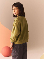 Толстовка для девочки Next B48-816, Хаки