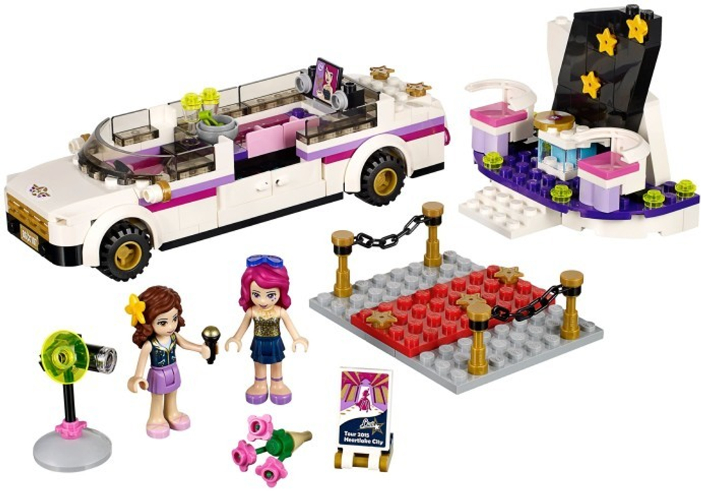 LEGO Friends: Поп звезда: Лимузин 41107 — Pop Star Limousine — Лего Френдз Друзья Подружки