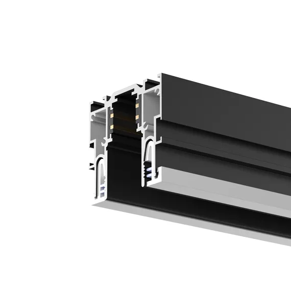 Шинопровод для монтажа в натяжной потолок Exility ClipLine, 2м, черный Technical trx034-sccl-422b
