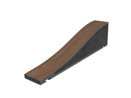 гибридная акустическая панель Vicoustic Flexi Wave Ultra 60 Dark Walnut (абсорбер-диффузор)