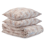 Комплект постельного белья из сатина с принтом "Цветы" из коллекции prairie, 200х220 см