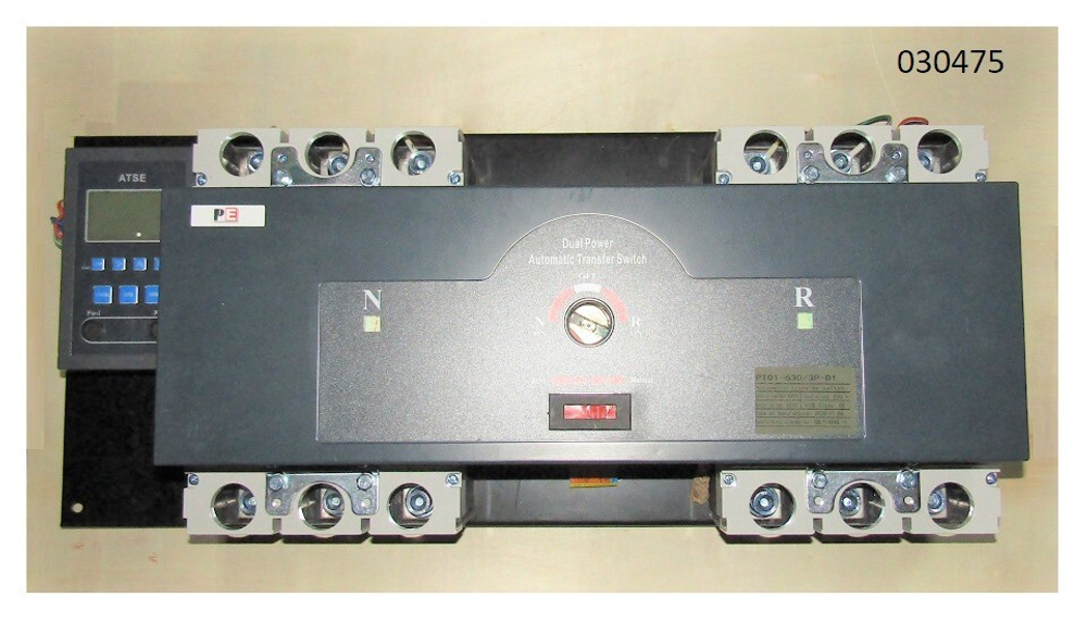 Реверсивный рубильник с логическим контроллером PTQ5-D1 3P 630A/Automatic Transfer Switch (with controller)