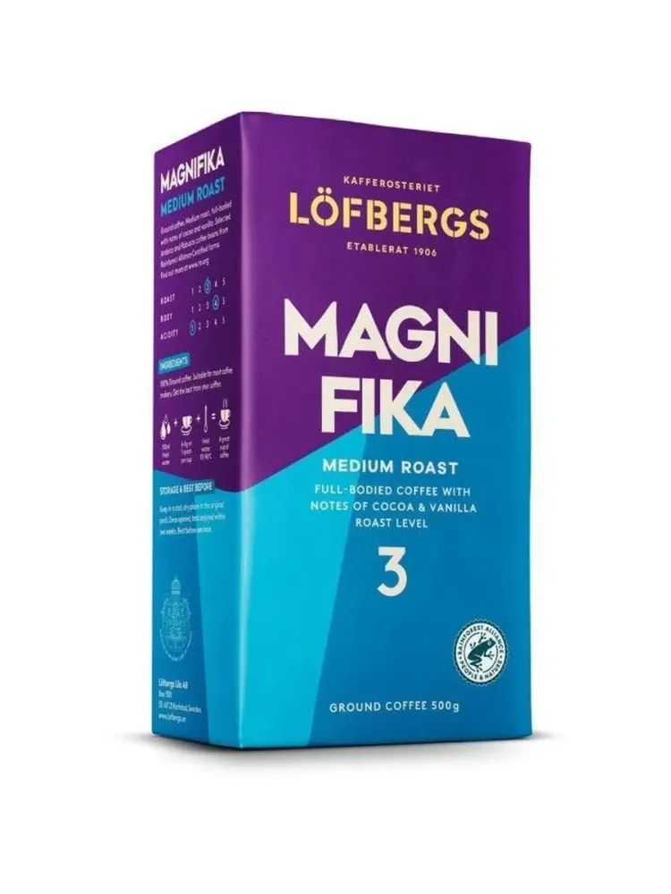 Кофе молотый Lofbergs Magnifika 500 гр