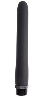 Черная насадка для интимного душа Bum Douche Buddy - 15 см. (Цвет: черный)