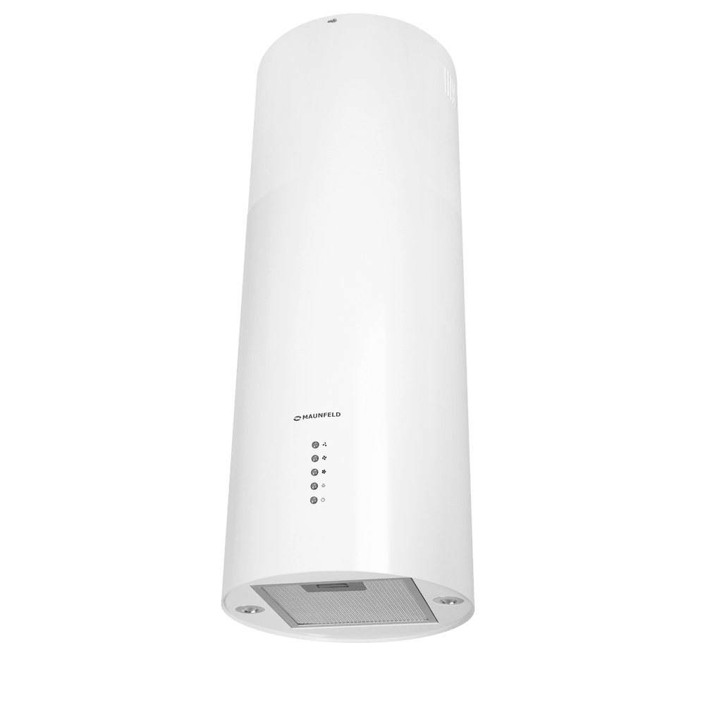 Кухонная вытяжка MAUNFELD Lee Light Isla 35 белый (в 1-й коробке)