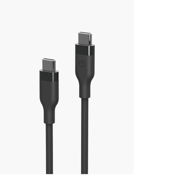 Кабель магнитный Energea HELIX MAGNETIC, USB-C to USB-C, 100W 1.5M, Черный | Black