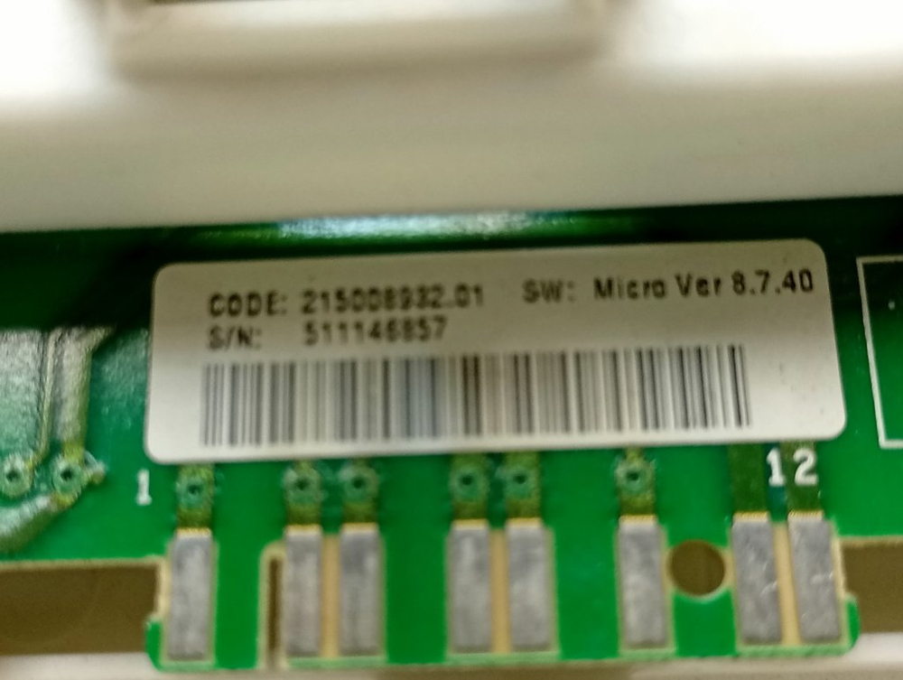 WISL62CSI кт55 Электронный модуль стиральной машины Indesit 215008932.01 б/у