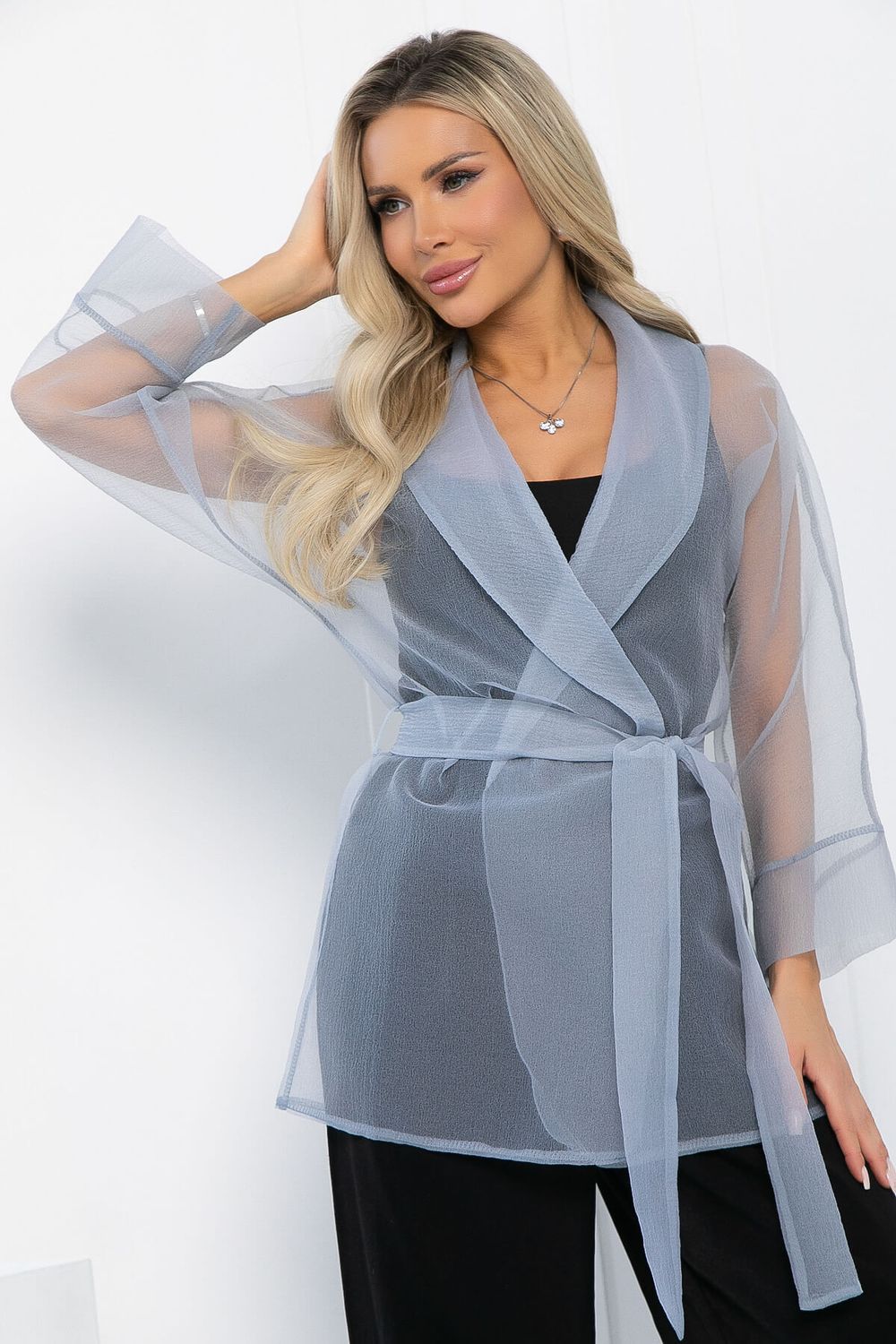 Жакет Случайная встреча (серый) Б13005-7М LT Collection