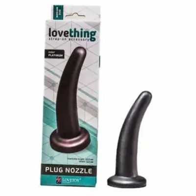 Насадка-плаг на страпон Lovething Plug Nozzle – платиновый