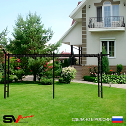 Уличная шведская стенка Sv Sport рукоход х 2 У50511 (Турник/Кронш бокс)